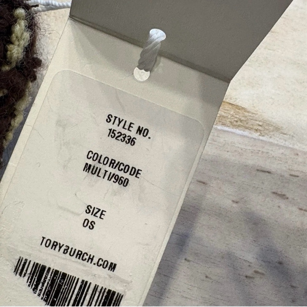 TORY BURCH Fleming Soft Tweed Mini Chain Tote Bag - Picture 7 of 9